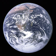 View of the Earth from the space