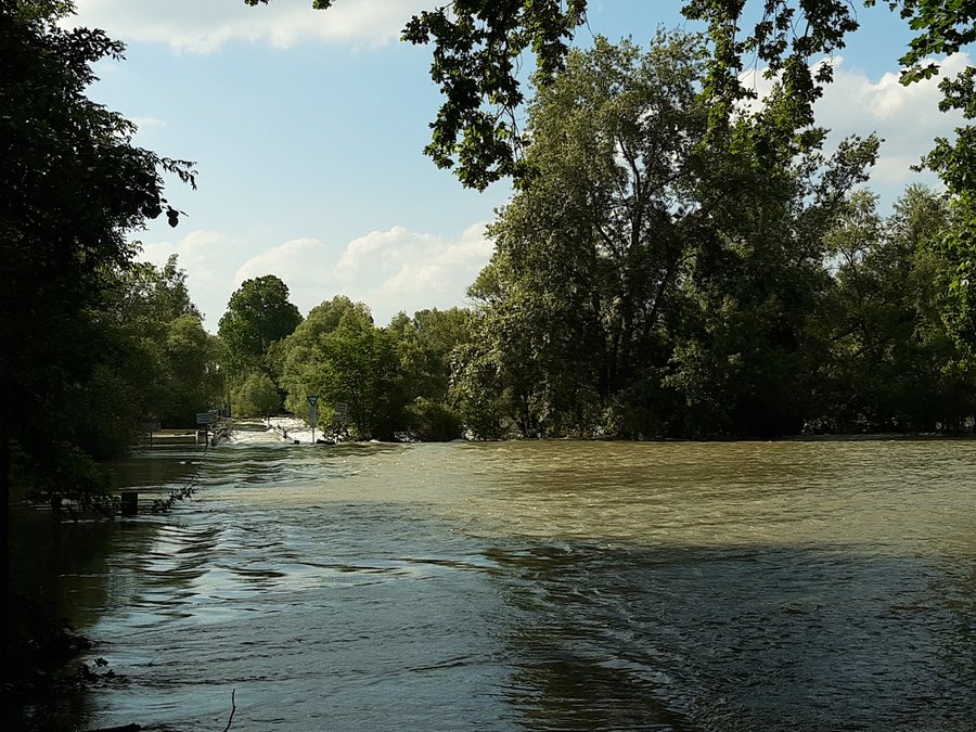 File:Altrhein near Trebur, flooded bridge to island.jpg
