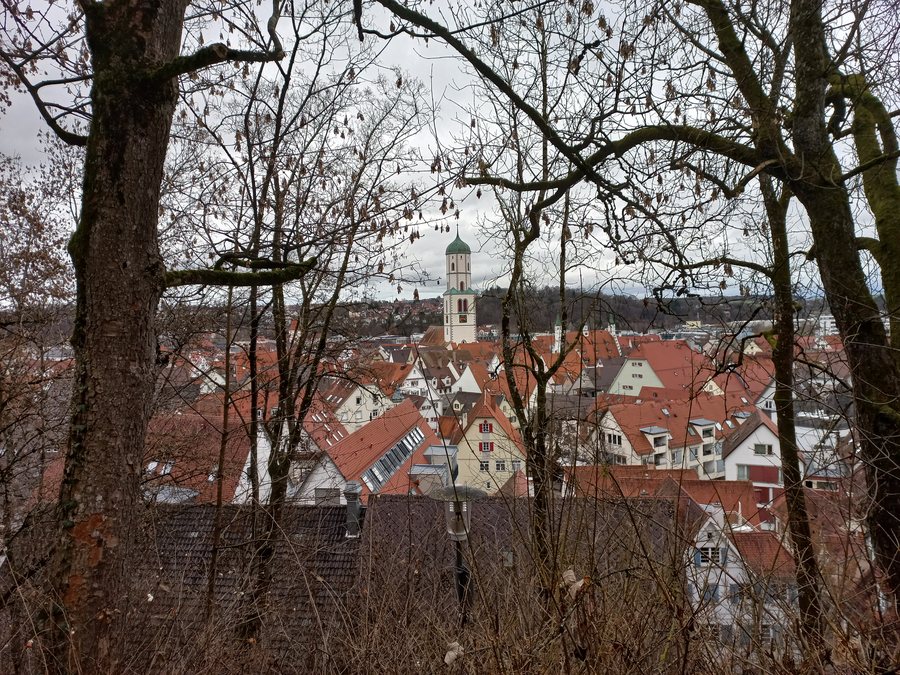 Biberach an der Riss city from the Gigelberg