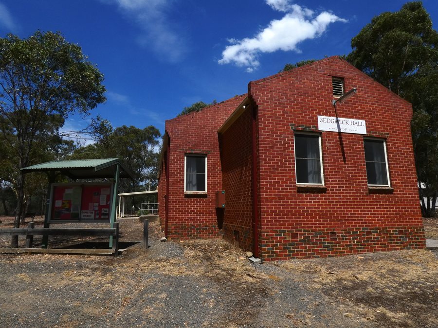 Sedgwick Hall in Sedgwick, Victoria, Australien