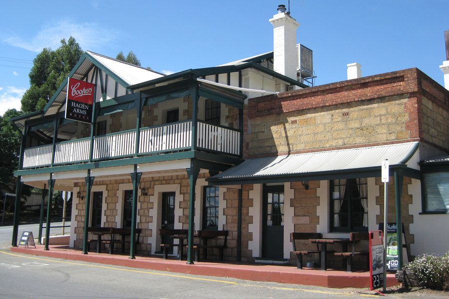 The Hagen Arms Hotel in Echunga, South Australia