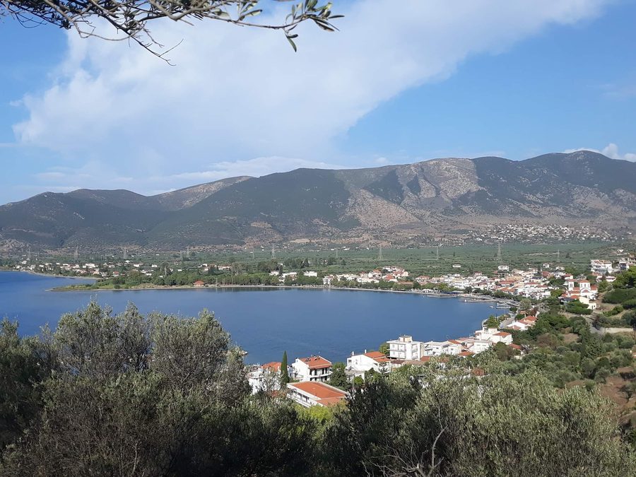 Bay of Eratiní in Fokida, Central Greece