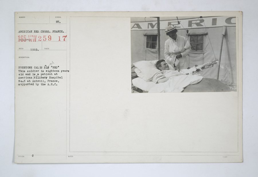File:Medical Department - Hospitals - In Theater of Operations - France - Everyone calls him 