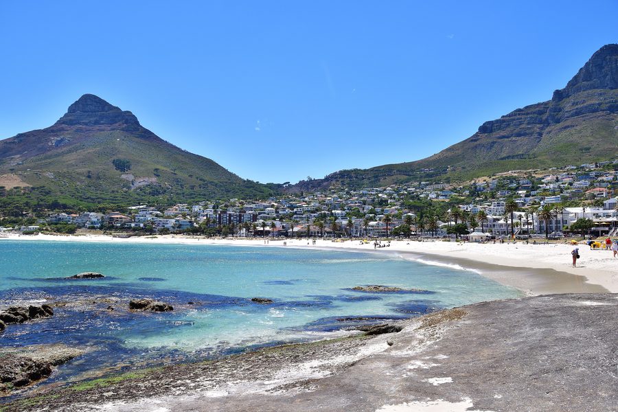 Camps Bay in Kapstadt, Südafrika