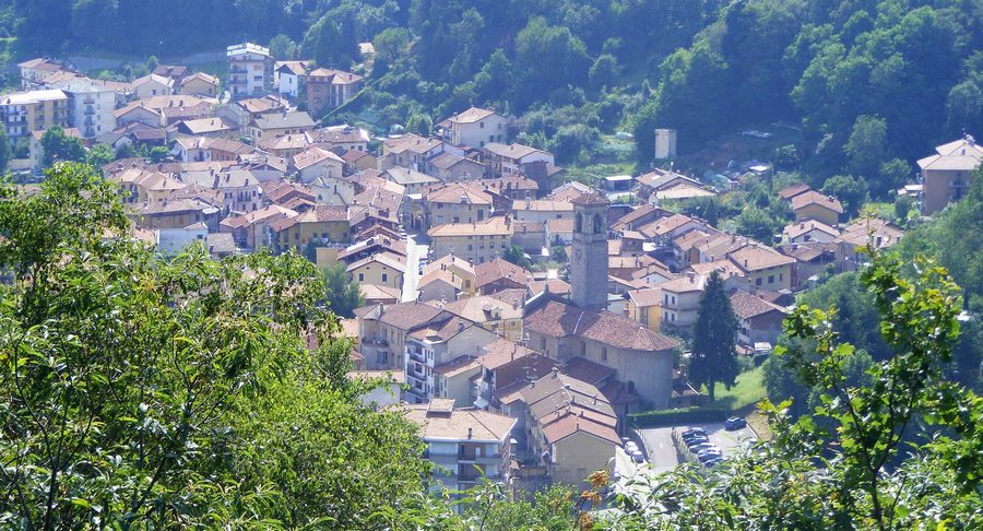Панорама Толлегно, вид с тропы Рандолина