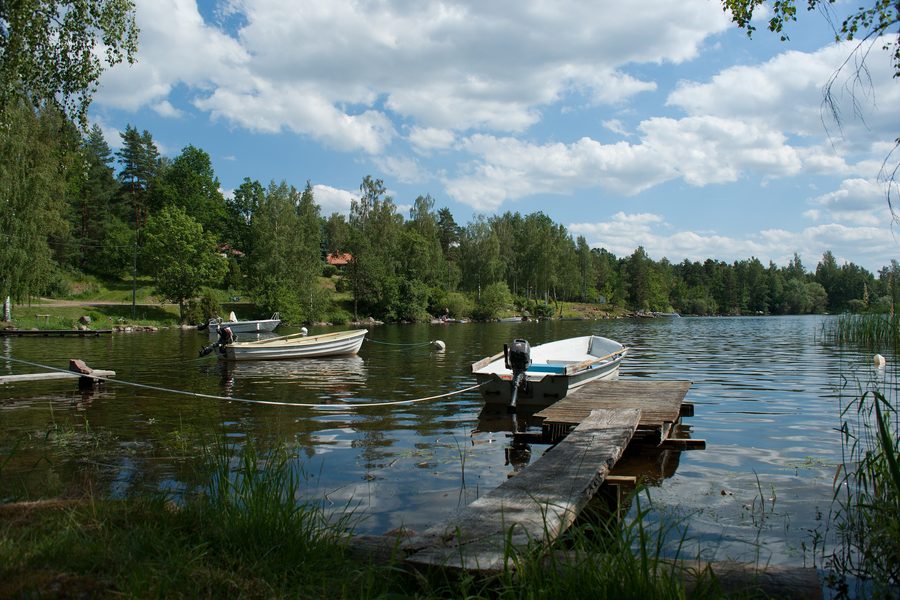 Lake Sommen in Sweden