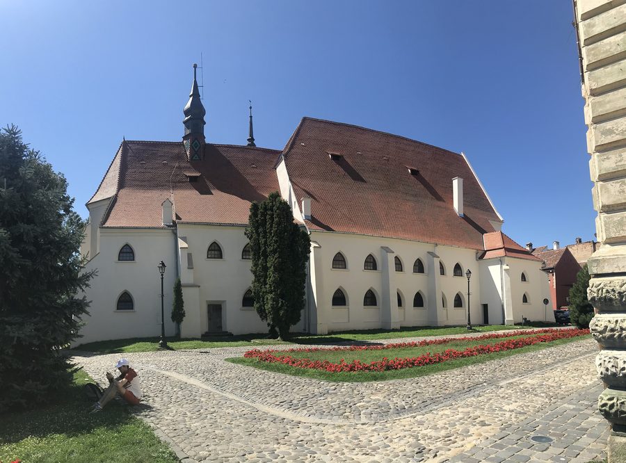 Монастырская церковь в Сигишоаре, вид с севера