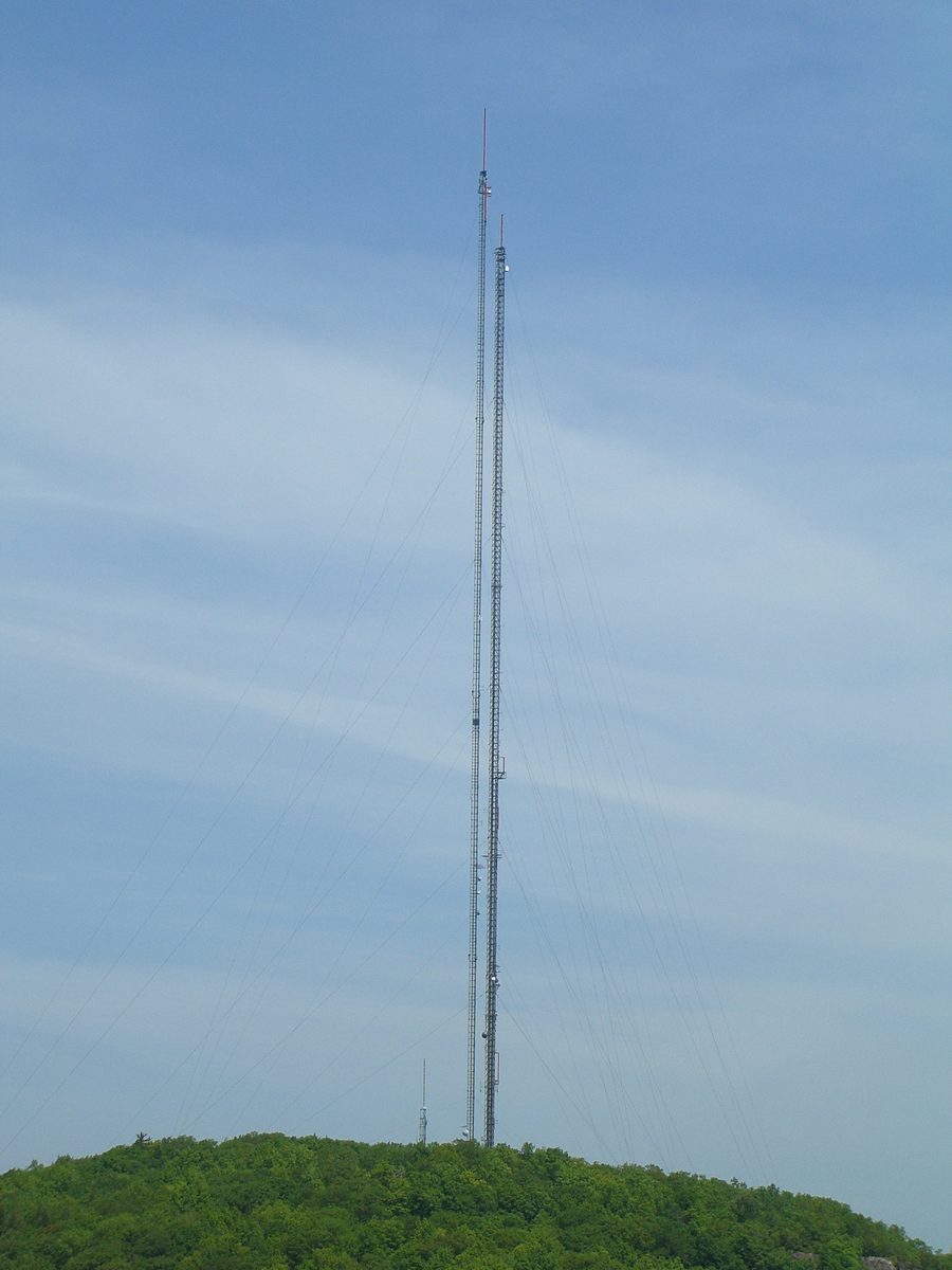 Landschaftsansicht des Rattlesnake Mountain in Farmington, Connecticut