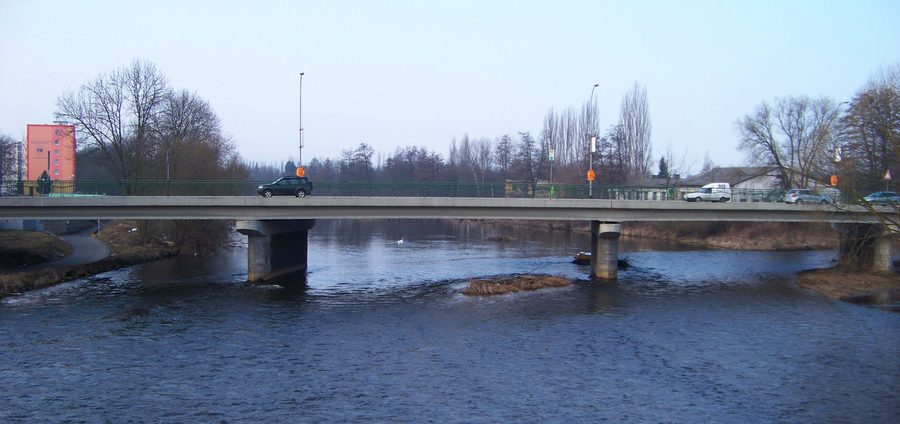 Дорожный мост через Эгер в Соколове