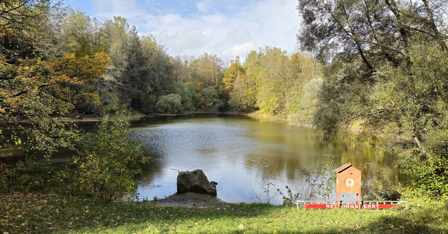 Водоемы в Aubinger Lohe возле Lochhausen
