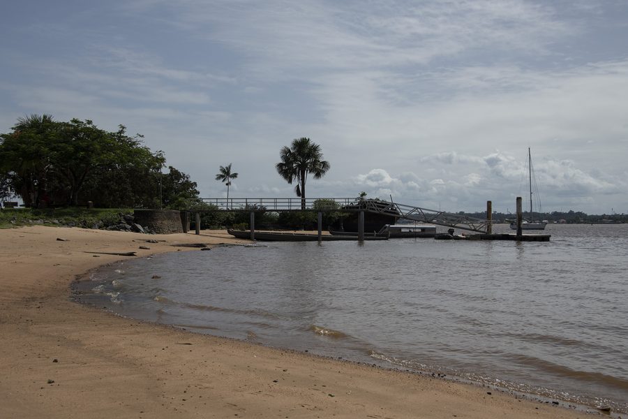 Débarcadère de la Glacière in Saint-Laurent-du-Maroni, Französisch-Guayana