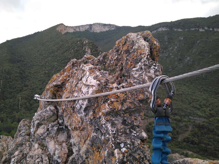 Панорама с виа феррата в районе Соброна