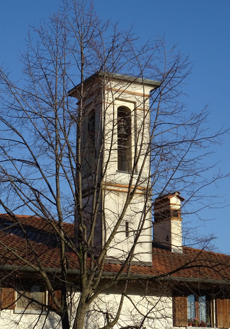 Колокольня Chiesa dei Morti di Ravarolo в Верделло, Ломбардия