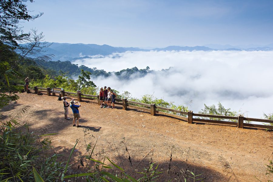 Landschaft im Kaeng-Krachan-Nationalpark in der Provinz Phetchaburi, Thailand