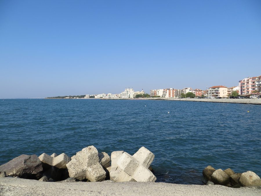 Побережье у Помория на Чёрном море в Болгарии