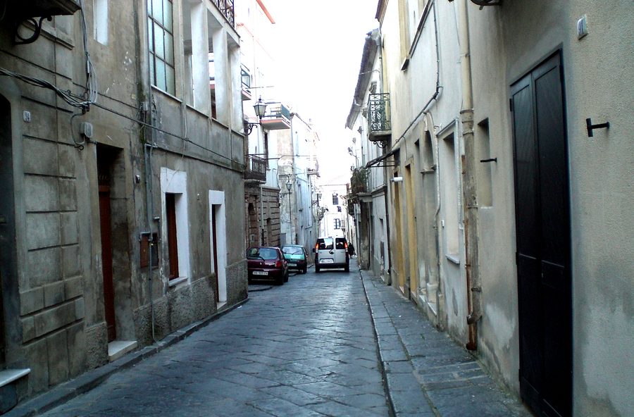 Straßenansicht in Guglionesi, Via Galterio