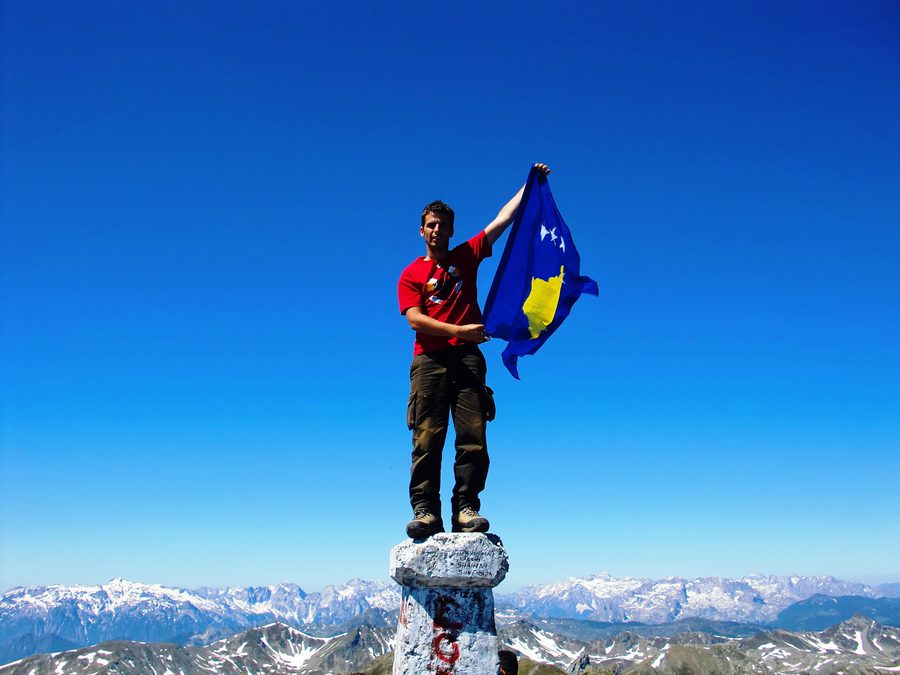 Гjeravica в горах Косово