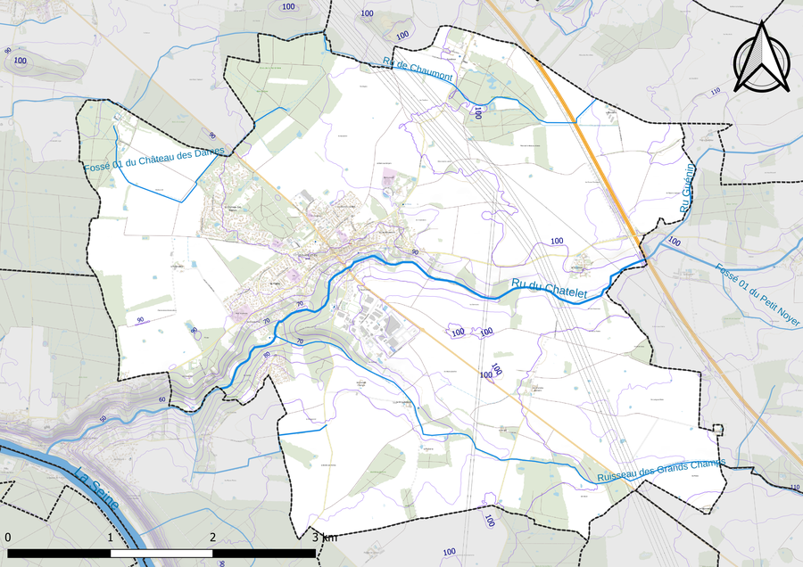 File:77100-Le Châtelet-en-Brie - Relief-PlanIgn.png