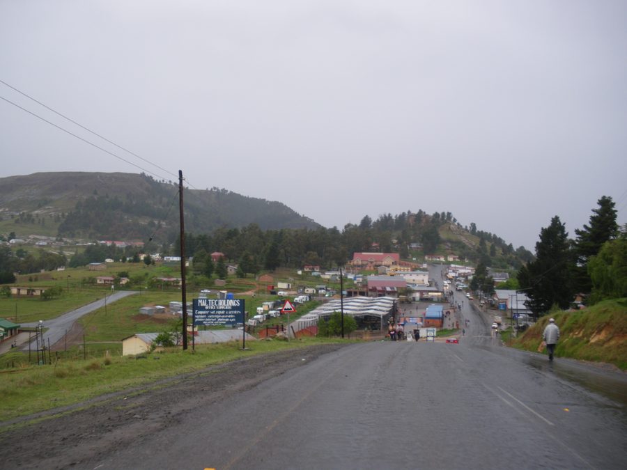 Bergpass Qacha's Pass bei Qacha's Nek zwischen Lesotho und Südafrika