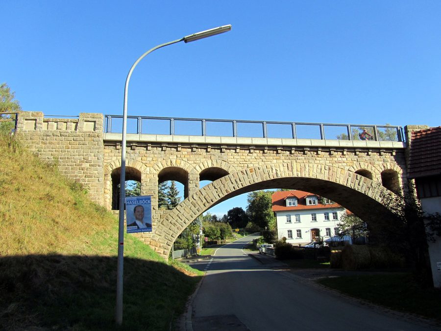 Виадук Нетце на веломаршруте Ederseebahn-Radweg