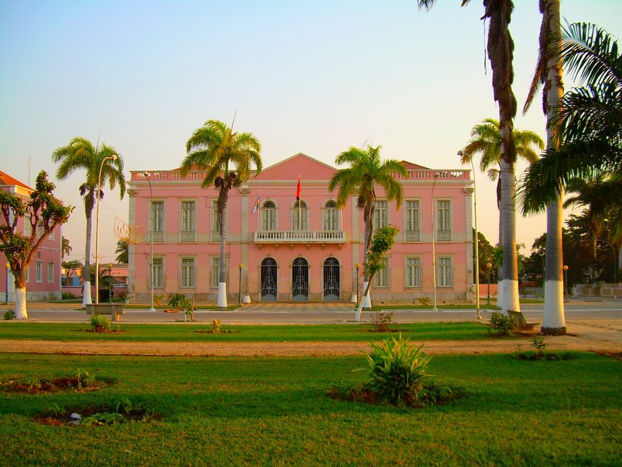 Benguela City Hall in Benguela, Angola.