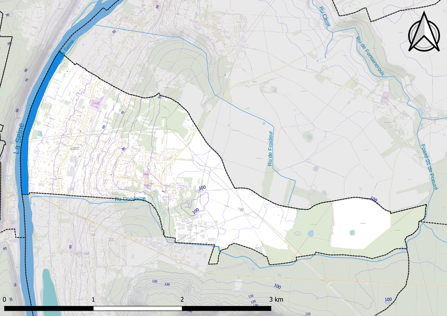 File:77533-Vulaines-sur-Seine - Relief-PlanIgn.png