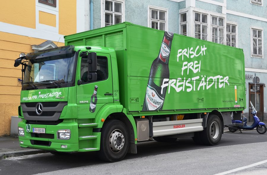 Пивовоз Braucommune Freistadt в Верхней Австрии