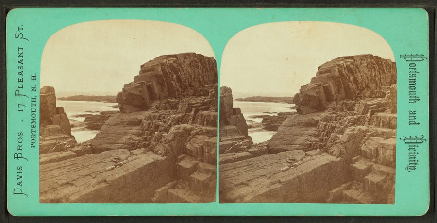 Bald Head Cliff на пляже York Beach, Maine
