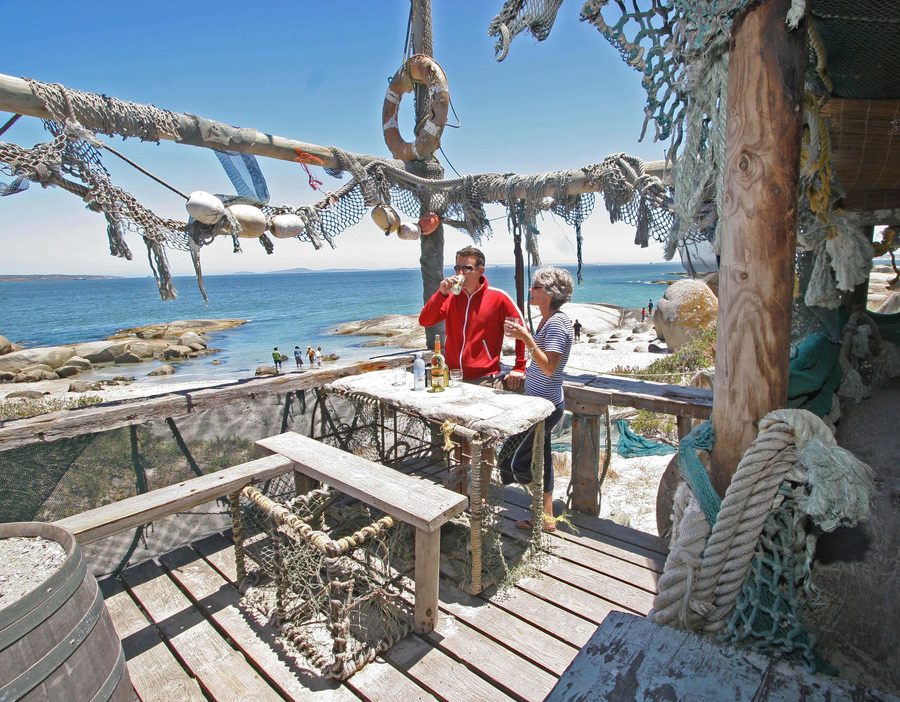 The Strandloper Restaurant an der Westküste Südafrikas
