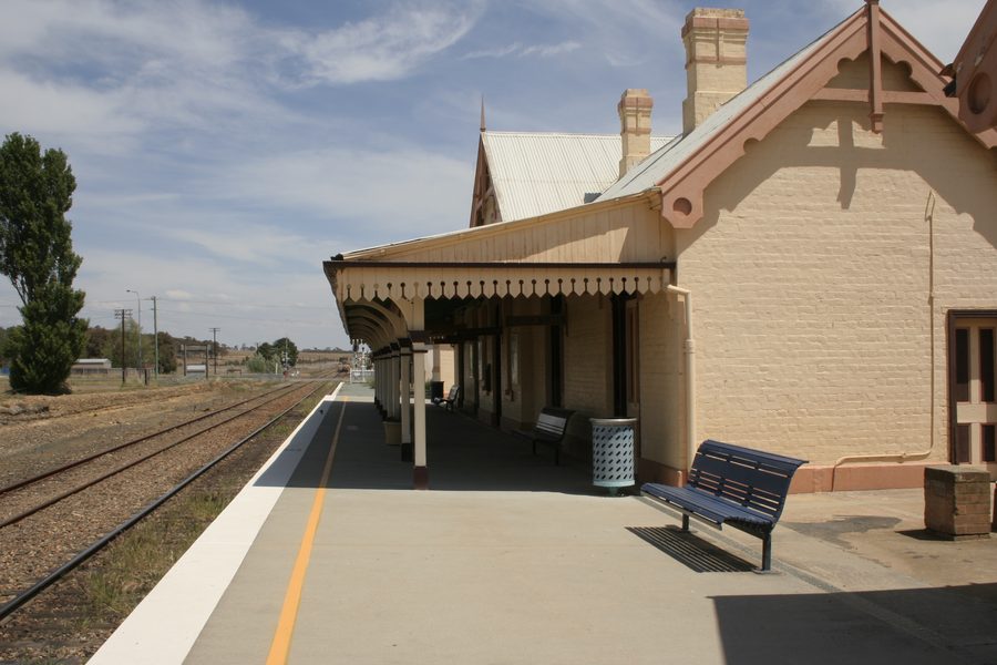 Historischer Bahnhof von Bungendore in New South Wales