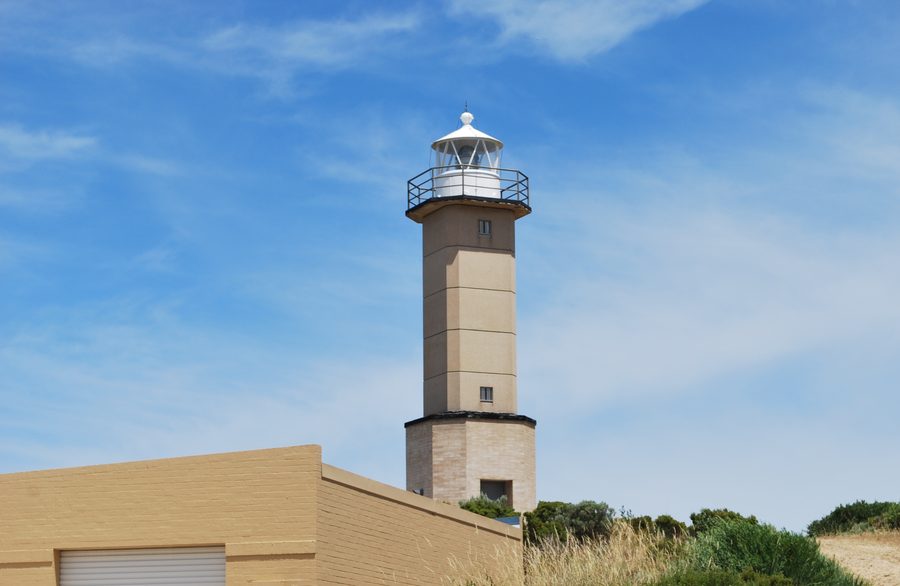 Маяк Cape Martin Lighthouse в Бичпорте в Южной Австралии