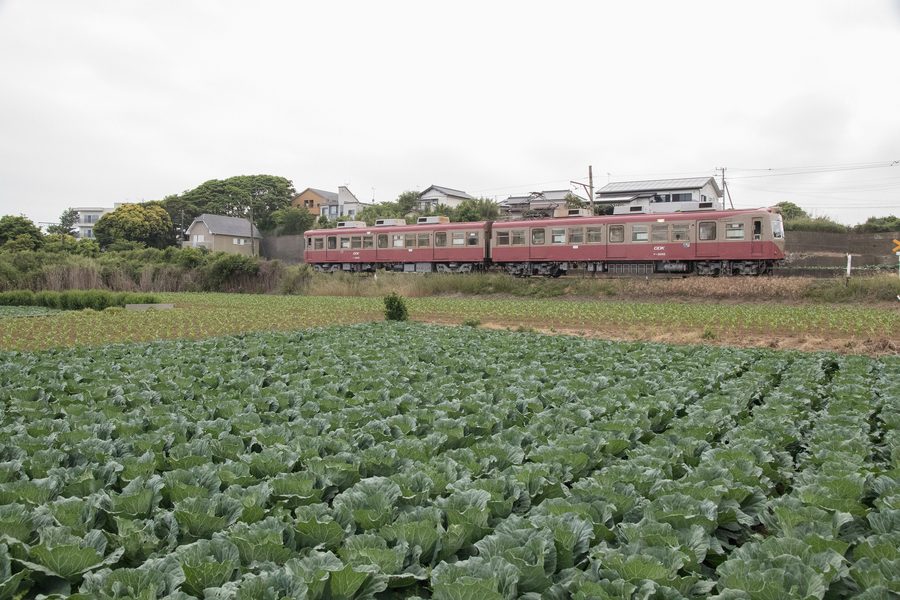 Поезд Chōshi Electric Railway в Тёси