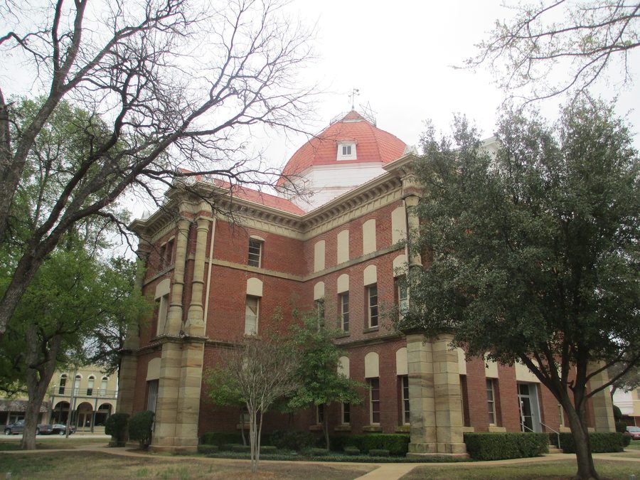 Historisches Clay County Courthouse in Henrietta, Texas
