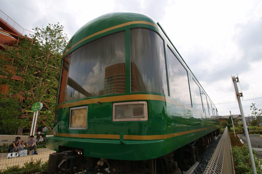 Бывший вагон-ресторан у торгового центра Lalaport Shin-Misato