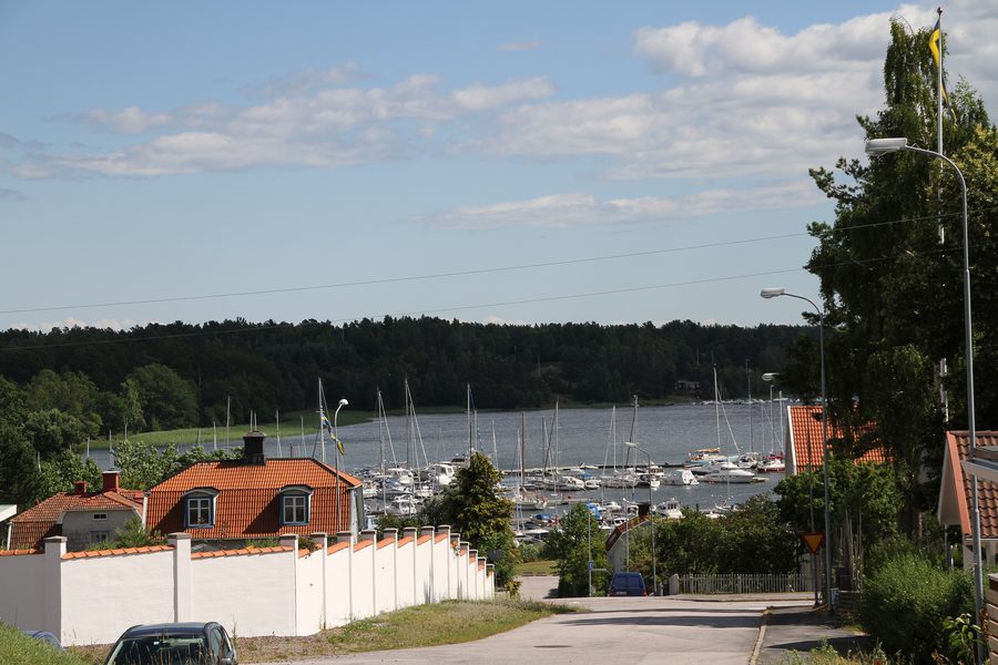 Yachthafen von Loftahammar an der schwedischen Küste
