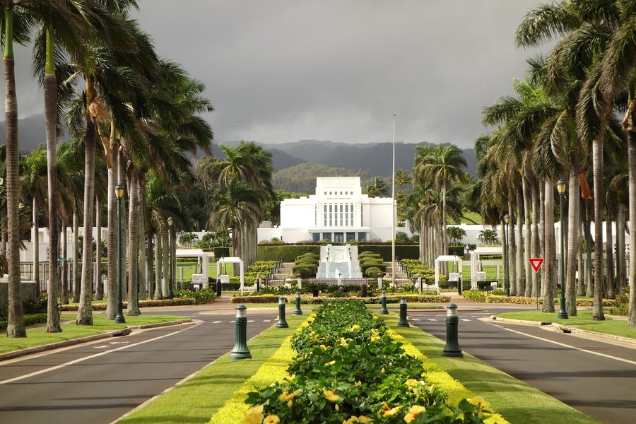 Храм Лаие Hawaii Temple на Оаху