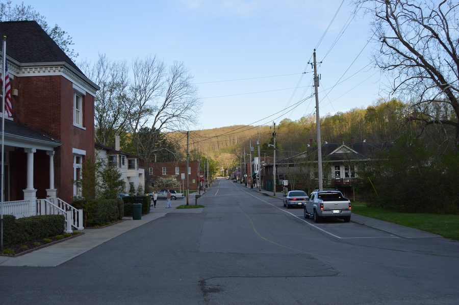 Colwyn Avenue в исторической части Камберленд-Гэп, Теннесси