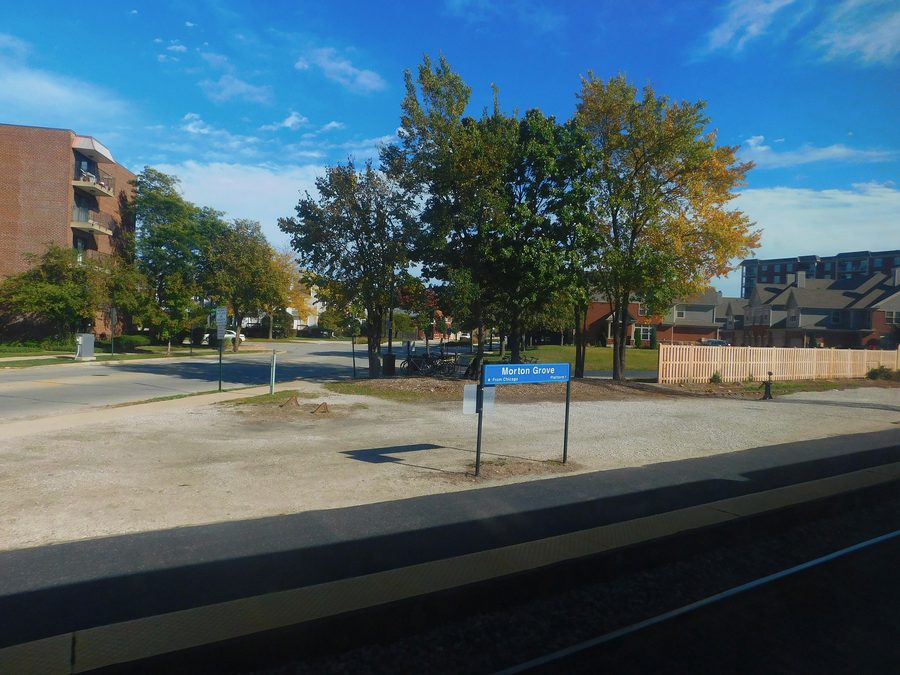 Станция Morton Grove в Мортон-Гроув, Иллинойс