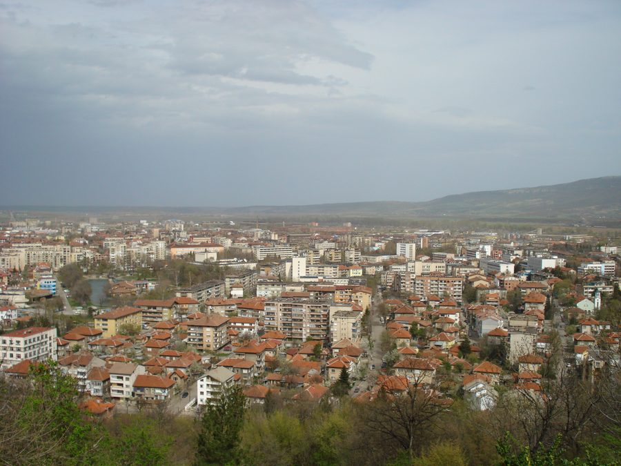 Panoramablick über Montana in Bulgarien