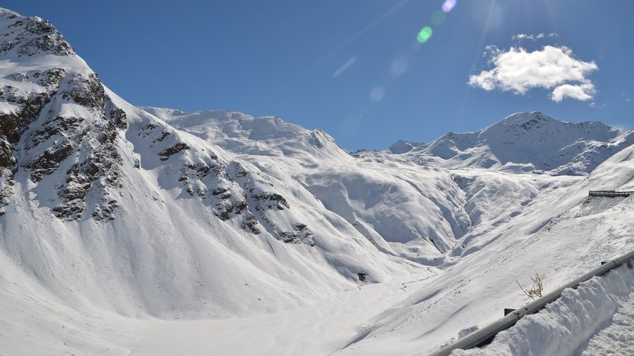 Ландшафт у Санта-Мария в Val Müstair