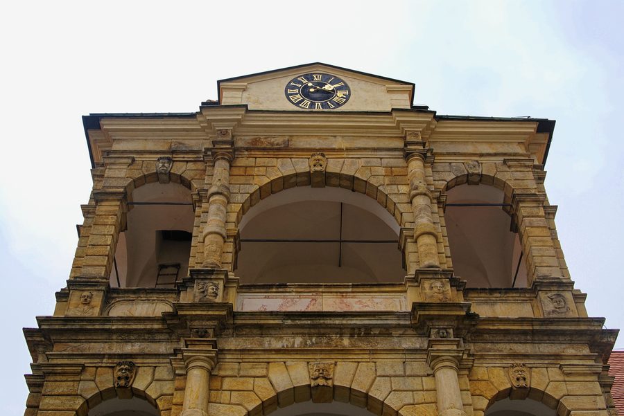Schloss Moravská Třebová mit Renaissancefassade