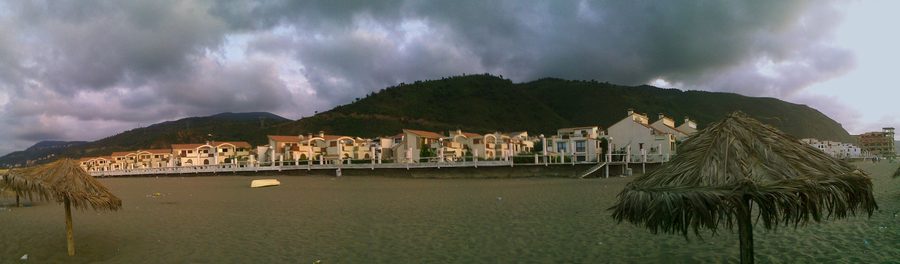 Tourist zone near Tichy beach in Béjaïa Province