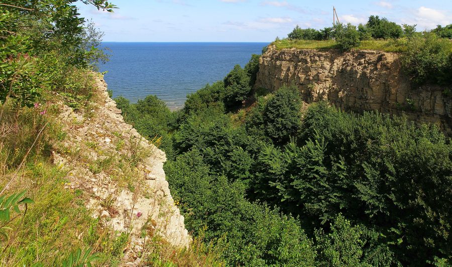 Балтийский глинт возле Сака в Эстонии