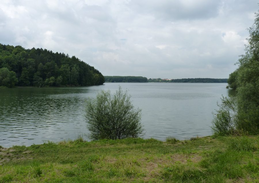 Водохранилище Жерманице в районе Фридек-Мистек