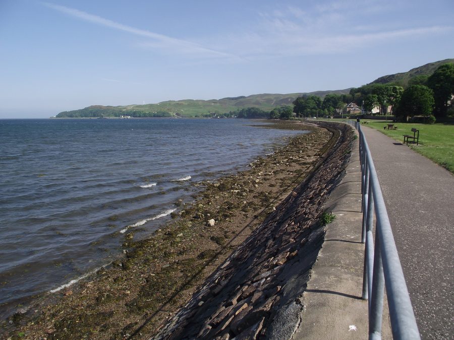 Promenade am Campbeltown Loch in Campbeltown