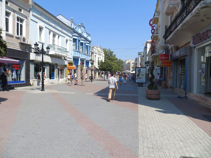 Исторический старый город Пловдива в Болгарии