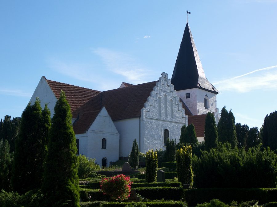 Magleby Kirke auf Langeland in Dänemark