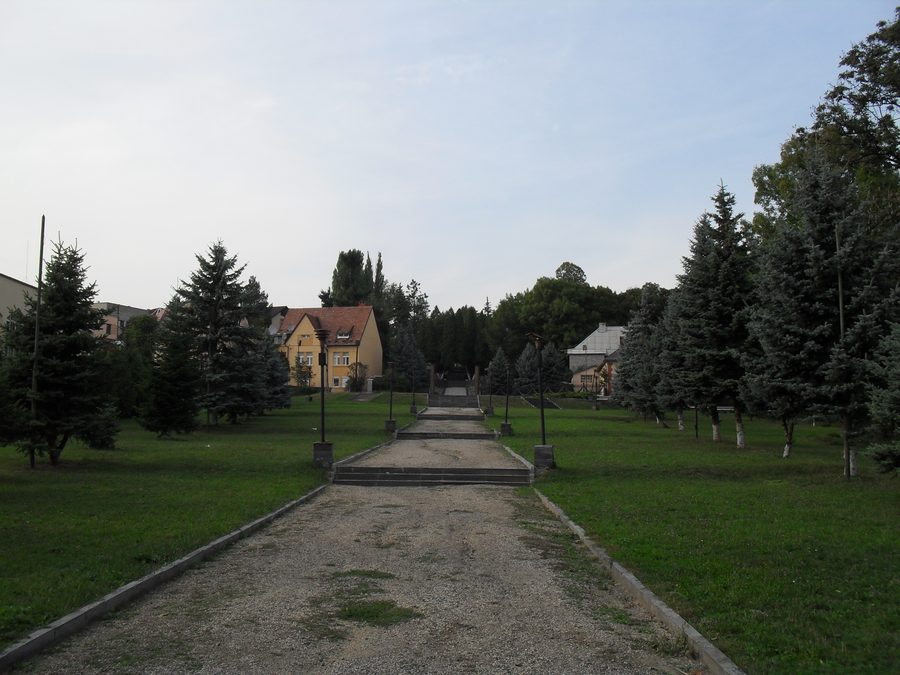 Панорама Ужгорода в Закарпатской области, Украина