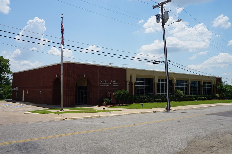 Sherman City Hall in Sherman, Texas