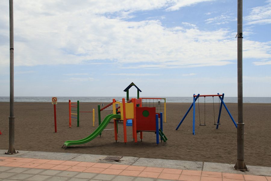 Promenade Avenida Paco Hierro am Strand Playa de Gran Tarajal auf Fuerteventura
